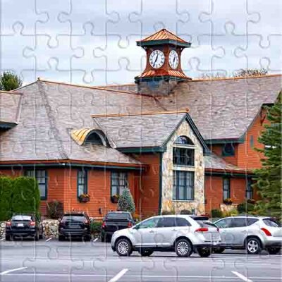 Estilo antiguo en la ciudad moderna Rompecabezas