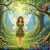 Forest Fairy in a Magical Garden Jigsaw Puzzle