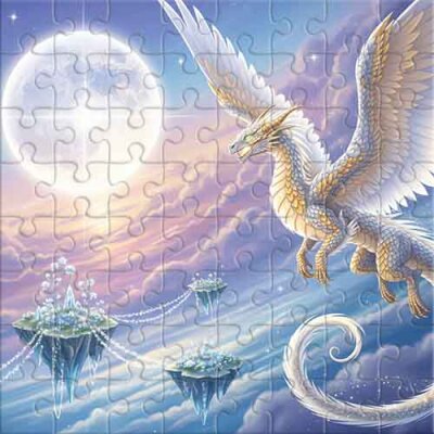 Flug eines Mythischen Wesens Puzzle