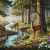 Deer by a Forest Stream on a Sunny Day Jigsaw Puzzle