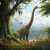 Giant Brachiosaurus in a Tropical Forest Jigsaw Puzzle