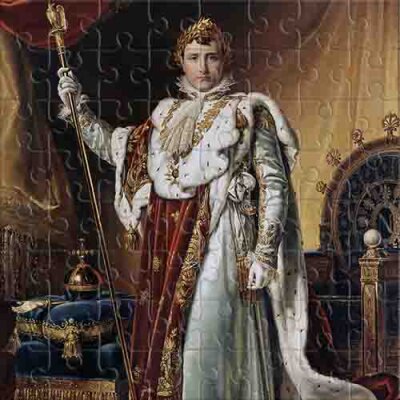 Napoleón en traje de coronación Rompecabezas