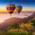Sunrise in the Mountains with Hot Air Balloons Jigsaw Puzzle
