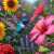 Colorful Summer and a Little Bird Jigsaw Puzzle