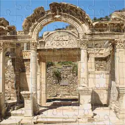 Temple of Hadrian in Ephesus (Turkey) Jigsaw Puzzle