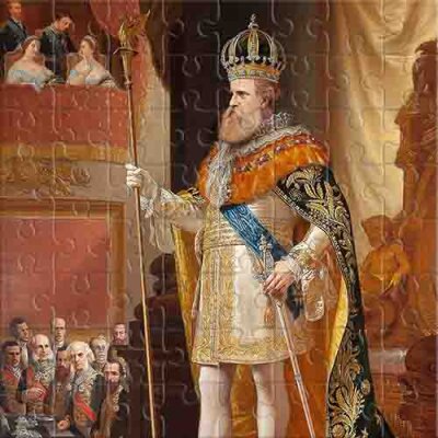 Die Rede des Kaisers (Pedro Américo) Puzzle