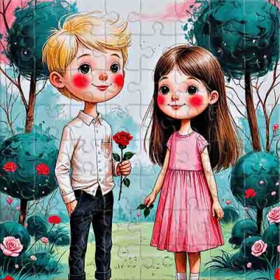 Rosen für eine junge Dame Puzzle