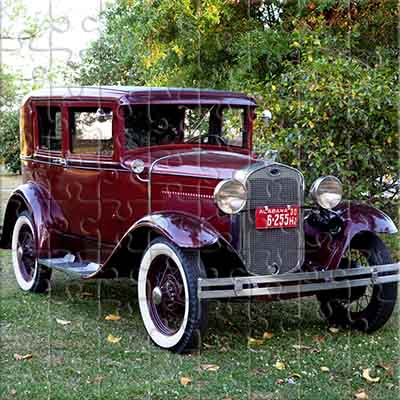 L'élégance classique : La Ford Modèle A d'époque Puzzle