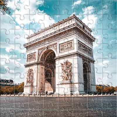 Arc de Triomphe in Paris (France) Jigsaw Puzzle