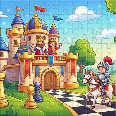 Schachkönigreich Puzzle