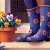 Gummistiefel und Veilchen Puzzle