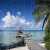 Tropischer Pier in einer blauen Lagune Puzzle