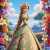Märchenhafter Garten und schöne Prinzessin Puzzle