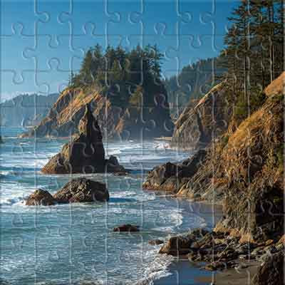 Sea Stacks in Olympic National Park Jigsaw Puzzle