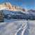 Verschneites Tal und Gebirgskette Puzzle