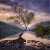 Abendlandschaft mit einem Bergsee Puzzle