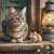 Striped Cat and Little Mouse Jigsaw Puzzle