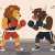 Club de combat : Lion contre taureau Puzzle