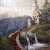 Altes Schloss Lichtenstein und Wasserfall Puzzle