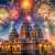 Festliches Feuerwerk Puzzle