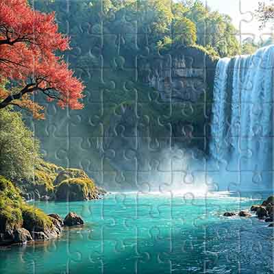 Oasis de la faune sauvage Puzzle