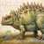 Der Pflanzenfressende Ankylosaurus-Dinosaurier Puzzle