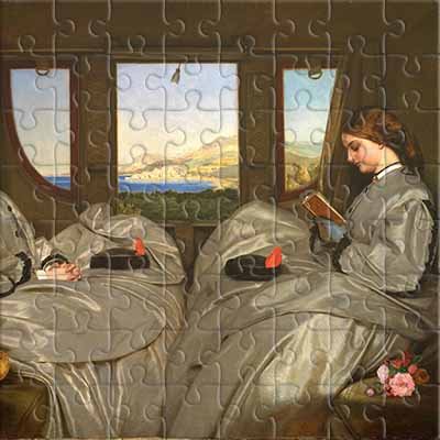 The Travelling Companions (Augustus Leopold Egg) Jigsaw Puzzle
