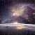 Paysage cosmique avec la Terre et les étoiles Puzzle