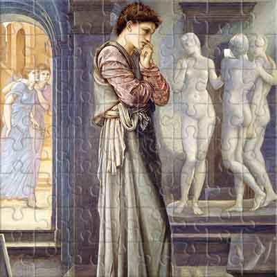 Pygmalion et l'image – Le cœur désire (Edward Burne-Jones)
