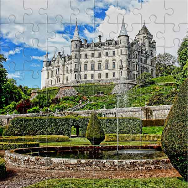 Dunrobin Castle , Schottland Puzzle