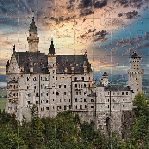 Schloss Neuschwanstein, Deutschland Puzzle