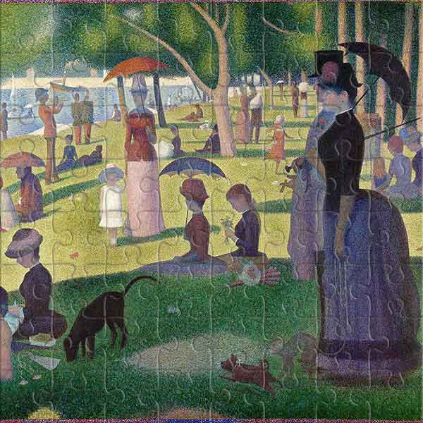 Ein Sonntagnachmittag auf der Insel La Grande Jatte Puzzle