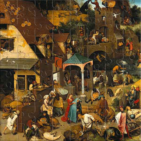 Die niederländischen Sprichwörter Puzzle