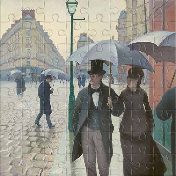 Pariser Straße, Regentag Puzzle
