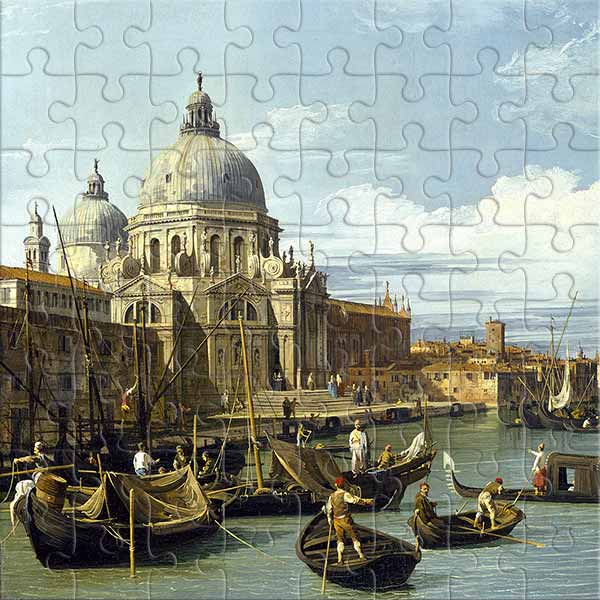 Der Eingang zum Canal Grande, Venedig Puzzle