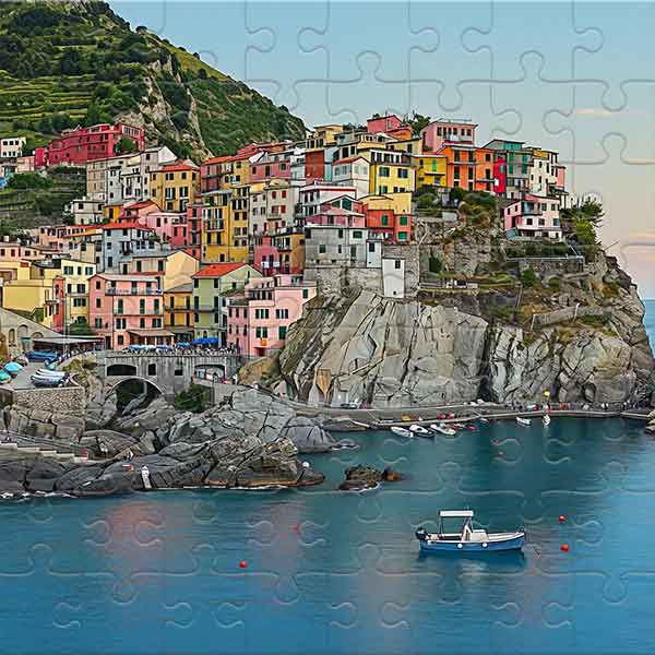 Ein Fenster nach Cinque Terre Puzzle