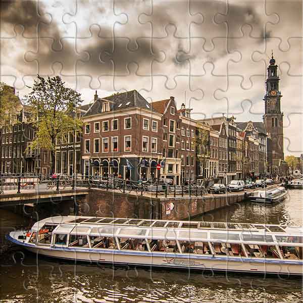 Kanäle in Amsterdam Puzzle