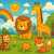 Cheerful Cartoon Zoo Jigsaw Puzzle Cheerful Cartoon Zoo Jigsaw Puzzle