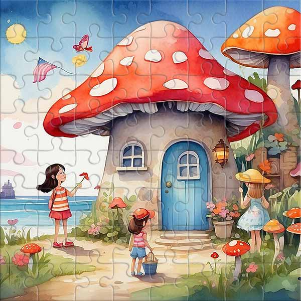 Märchenhafte Lichtung Puzzle