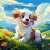 Happy Puppy Jigsaw Puzzle