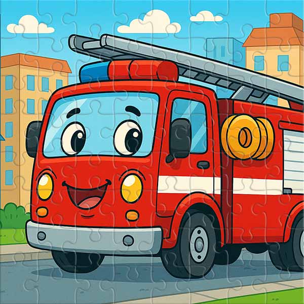 Unser Held auf dem Weg Puzzle