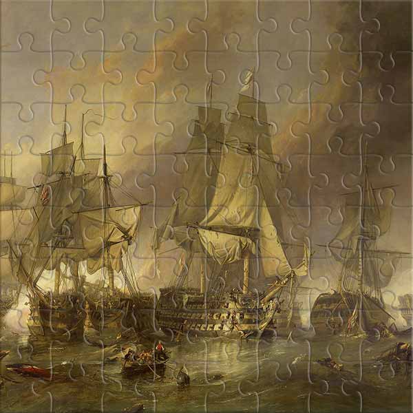 Die Schlacht von Trafalgar Puzzle