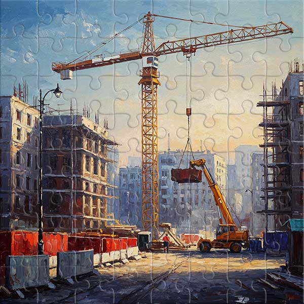Baustelle Puzzle