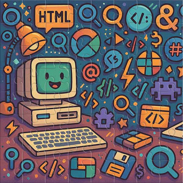 Digitale Nostalgie Puzzle
