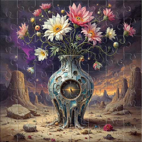 Blumen aus einer anderen Welt Puzzle