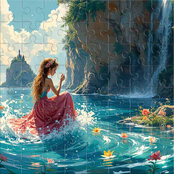 Träume der Meerjungfrau Puzzle
