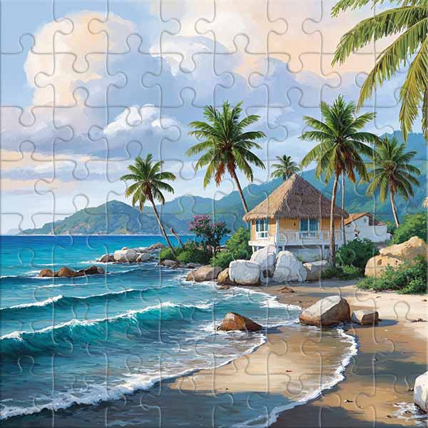 Tropischer Morgen Puzzle