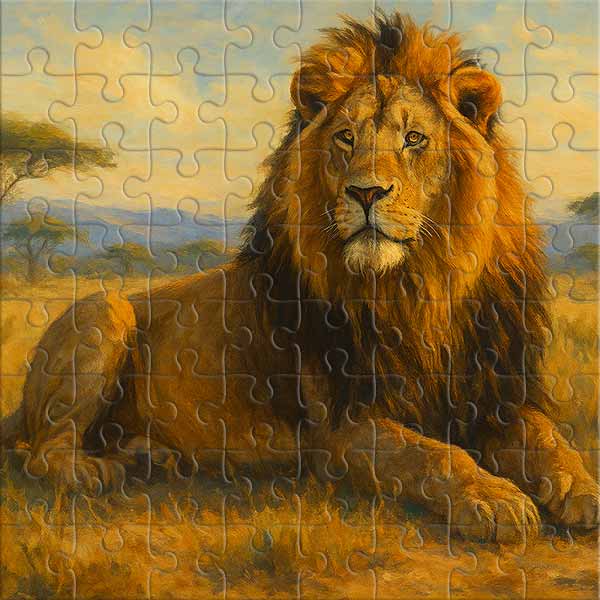 Löwe Puzzle