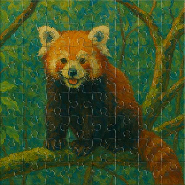 Westliche Kleine Panda Puzzle