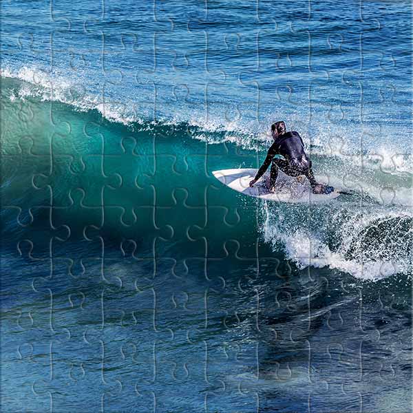 Wellenreiten Puzzle